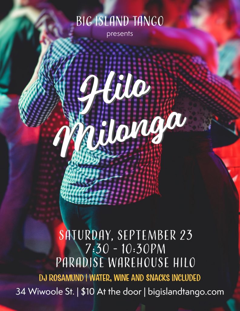 Hilo Milonga Sept 23